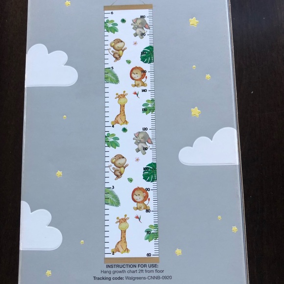 Moon and Star Hanging Growth Chart - Picture 2 of 2